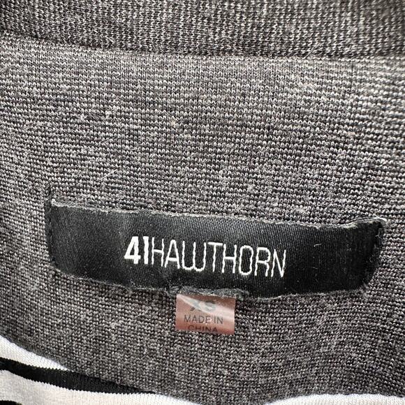 41HAWTHORN Stitch Fix Charcoal Gray Stretch Collared Blazer // XS - Picture 4 of 9